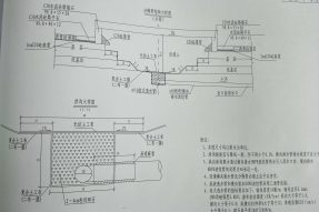 矩形排水溝蓋板模具分隔帶結(jié)構(gòu)平面設(shè)計(jì)圖