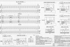 聲屏障鋼模具立面布置設(shè)計圖